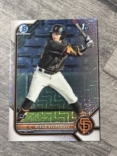 Diego Velasquez 2022 Bowman Chrome MOJO REFRACTOR 1ST BOWMAN Rookie BCP-110
