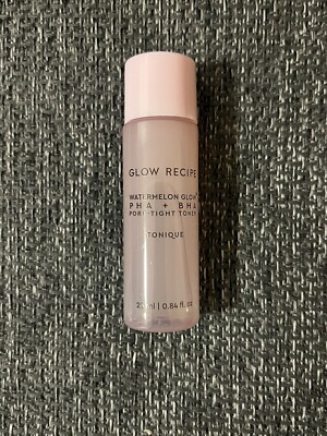 GLOW RECIPE Watermelon Glow PHA + BHA Pore-Tight Toner MINI Size 0.84 Fl. Oz.