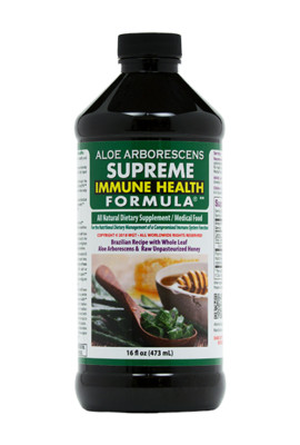 Aloe Arborescens Supreme Immune Health Formula (Organic, Non-GMO, All-Natural)