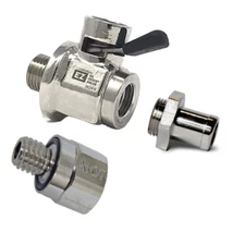 EZ Oil Drain Valve & Adapter With Straight Pipe 2008-2009 Pontiac G8 6.0L 6.2L