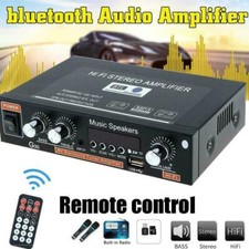 AudioBLUE-600W 2Ch Bluetooth Amplifier Home Stereo EQ FM Radio USB SD-USA