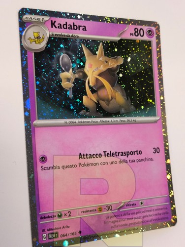 Kadabra ® Pokemon 151 Promo Mew 064/165 ® Cosmos Holo ® Italian - Picture 7 of 9