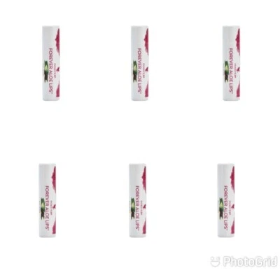 6X Forever Living Lips Aloe Vera Lip Balm Sticks With Jojoba 4.25g Each Sealed