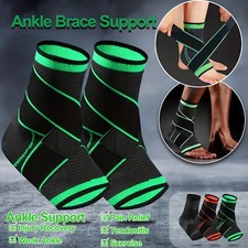 Ankle Brace Support Compression Sock Foot Tendon Plantar Fasciitis Pain Relief