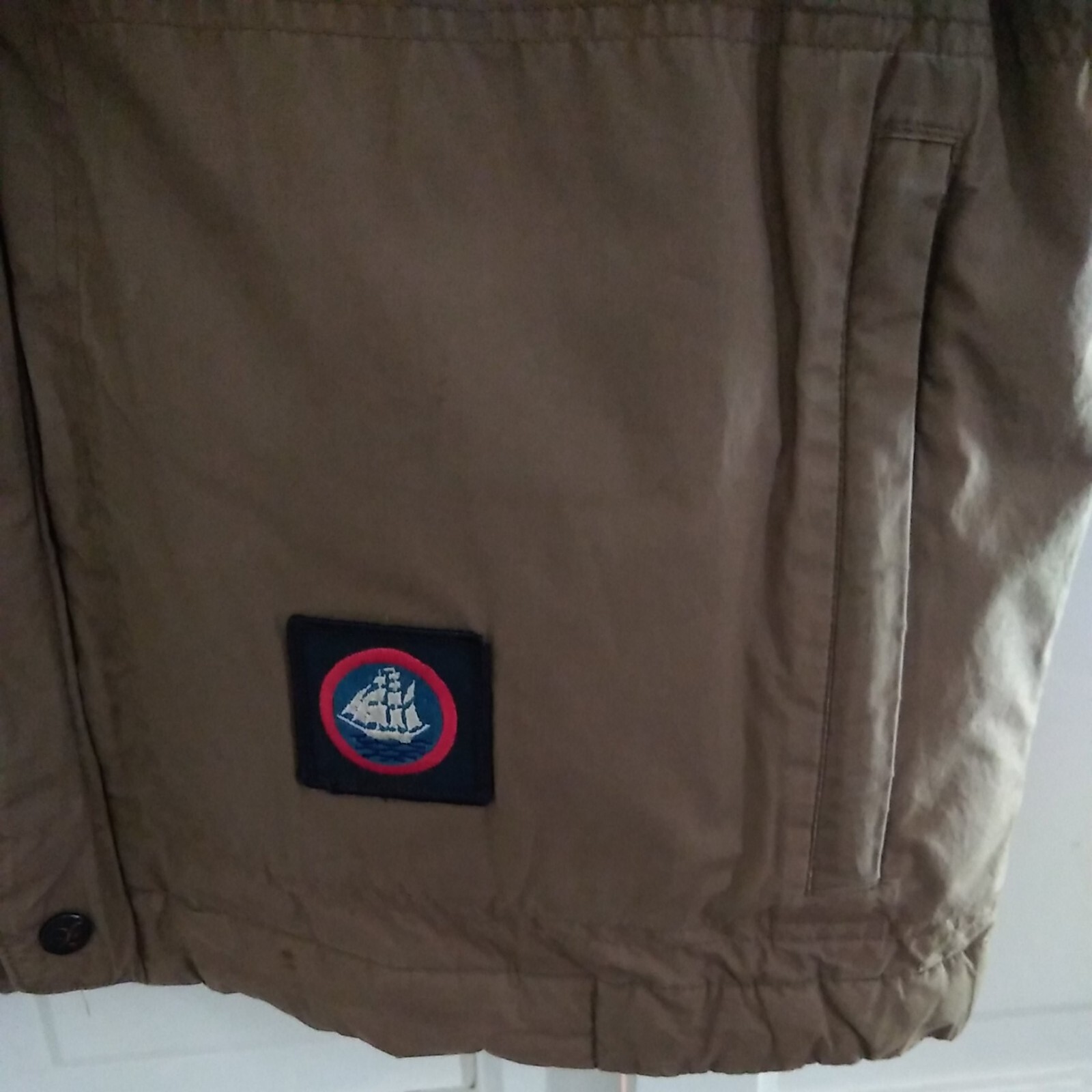 Vintage Eddie Bauer Men's Medium Cargo Goose Down Fie… Gem