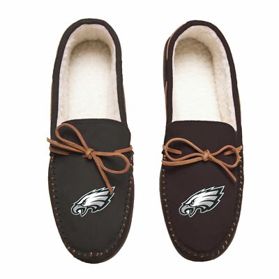 NFL Philadelphia Eagles Men's Colored Moccasin Hard Slippers