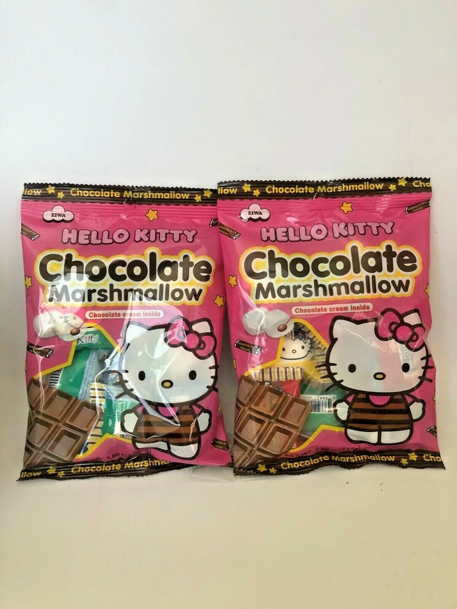 Hello Kitty Chocolate Filled Marshmallow Taste Test And, 52 OFF