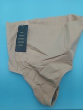 Werena Tummy Control Thong Shapewear Beige High Waist Size S
