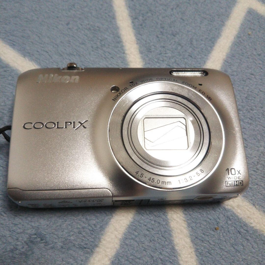 Nikon Coolpix S6300 16 MP Compact Digital camera Silver From Nikon Coolpix S6300 16 MP Compact Digital camera Silver From
