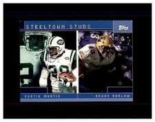 2001 Topps Combos New York Jets Football Card #TC4 Curtis Martin/Kevan Barlow