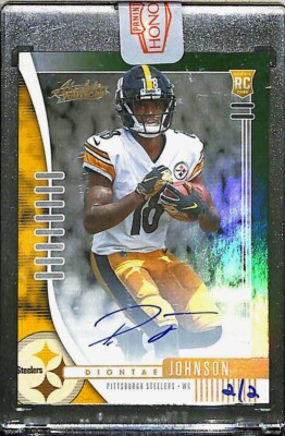2020 Panini Honors Absolue Rookie Buyback Autograph #113 Diontae Johnson 2 of 2
