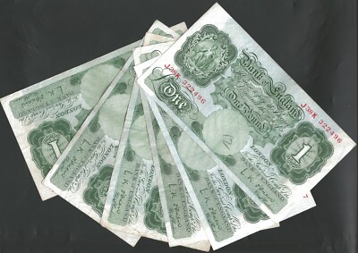 B273 OBRIEN 1955 ONE POUND £1 BANKNOTE - WÄHLEN SIE IHRE NOTE 1