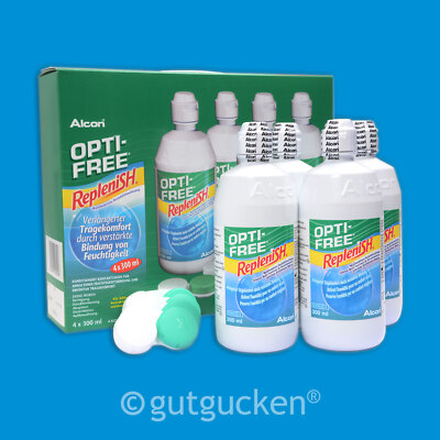 Opti-Free RepleniSH 8 x 300ml Pflegemittel All in One Kombilösung von Alcon