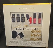 Beauty Gift Set Creative You 18 Peice, 3 Filled Lip Gloss Tubes, ect