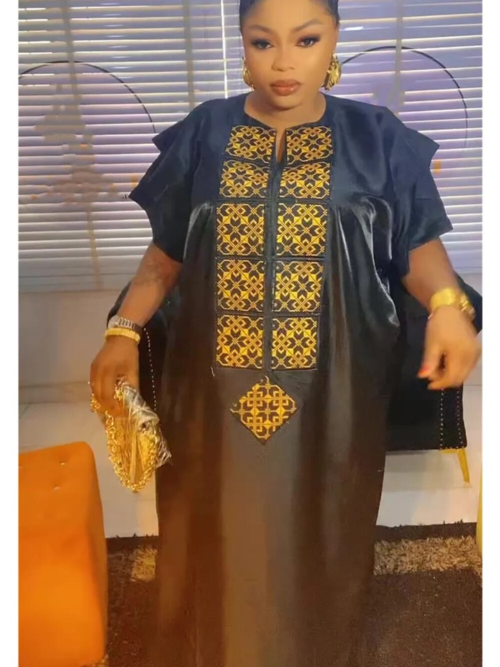 African Women's Dress Traditional African Clothing Robe Long Dress - Image 2 of 4
