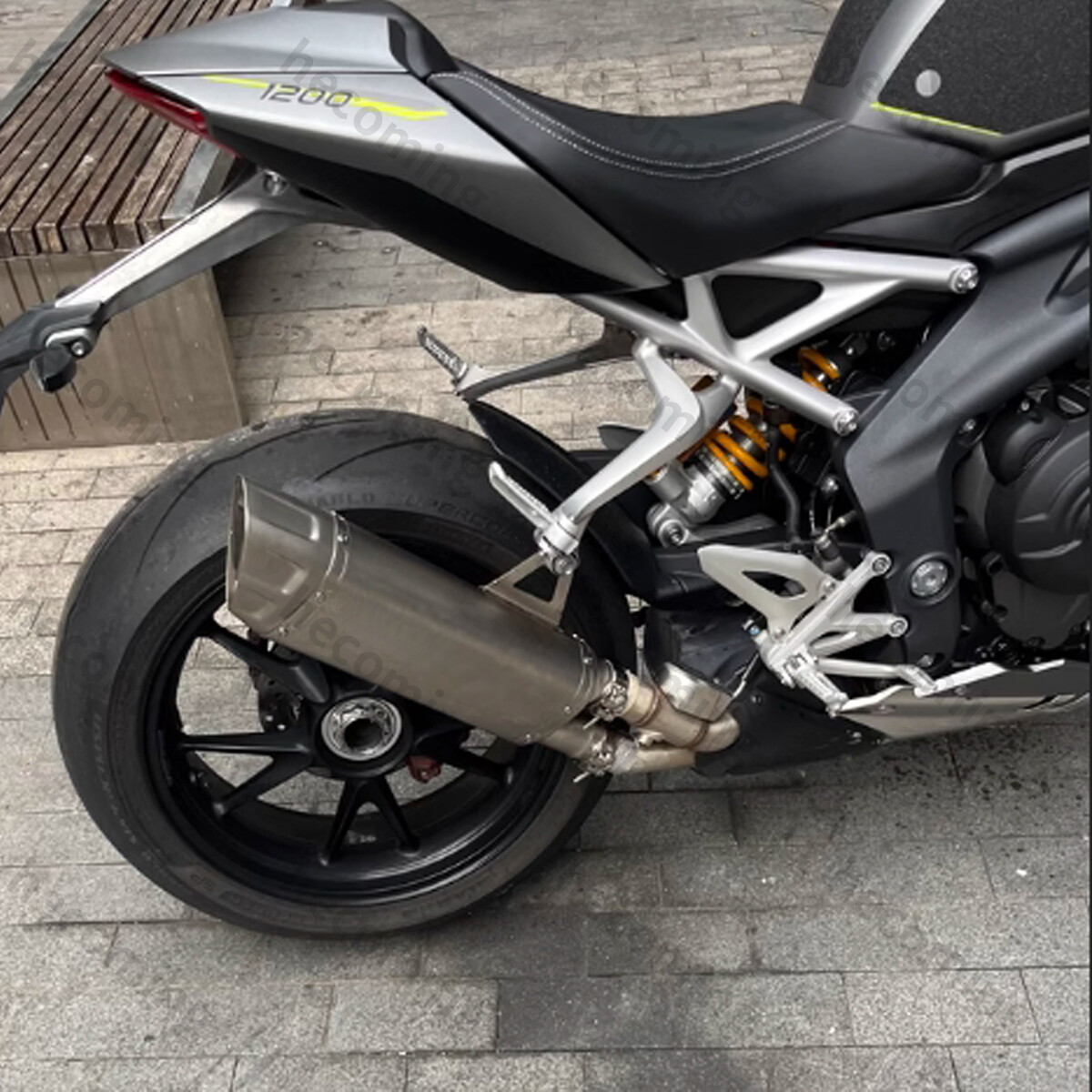 triumph speedtriple1200rs,rrLeoVinceマフラー For Triumph Speed Triple 1200 RS 1200RR 2021-2024 Escape Motor