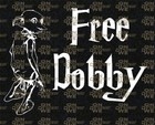 Aufkleber "Free Dobby" Autoaufkleber, Funaufkleber, Harry Potter (1079)