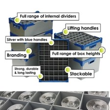 Glassware Storage Boxes for Champagne Flutes, Wine Glasses, Pints and Hiballs