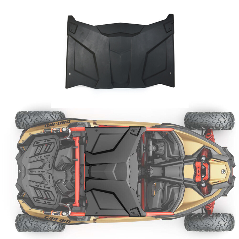 めー UTV Hard Roof Top Cover One-Piece For Can Am MAVERICK X3 Turbo 17