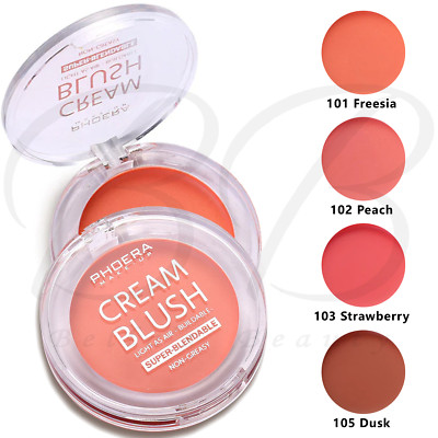 PHOERA Cream Blush Natural Cheek Blendable Rouge Schweißresistent Nicht Fettend