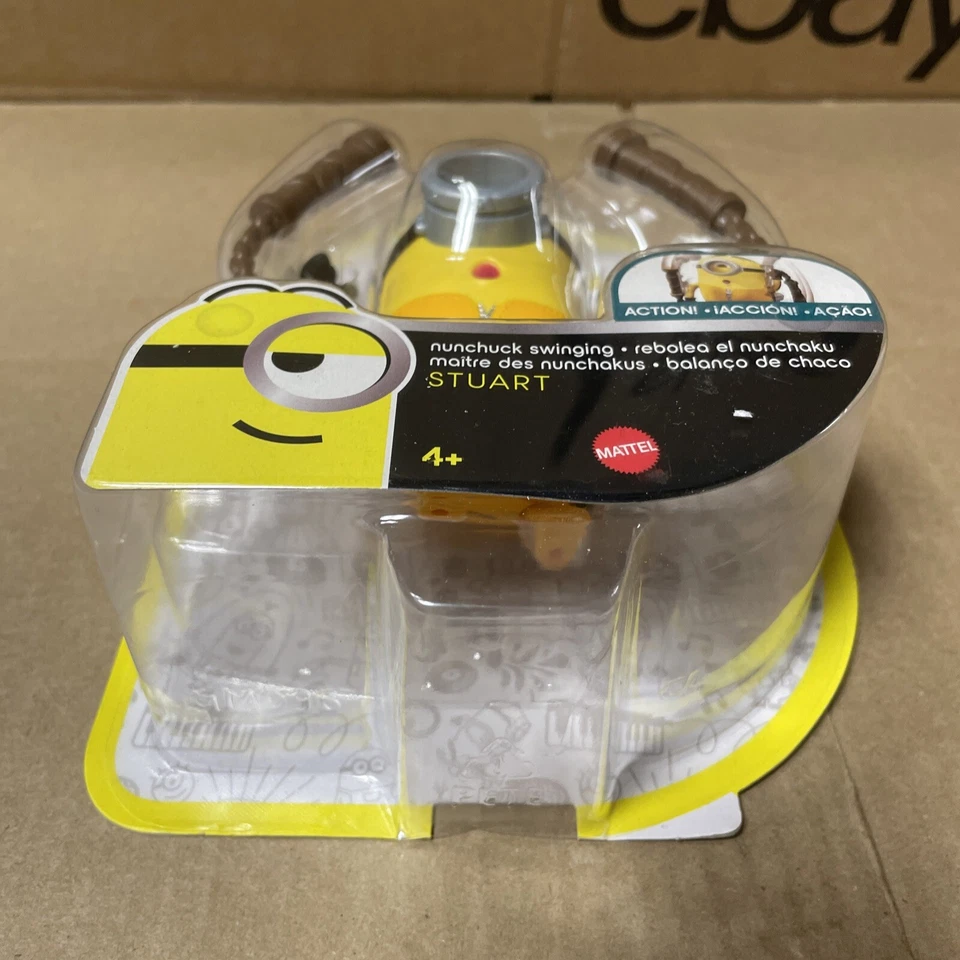 Экшн-фигурка Minions The Rise Of Gru Stuart Nun Chucks Illumination новая нераспакованная - Изображение 3 из 4