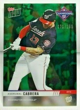 Asdrubal Cabrera 2019 Topps Now Chrome Future World Series #WSC-13 GREEN #'d/199