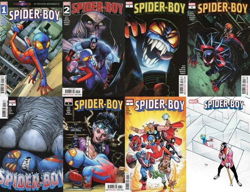SPIDER-BOY 1 2 3 4 5 6 7 8  1ST PRINT SET NM RAMOS MARVEL
