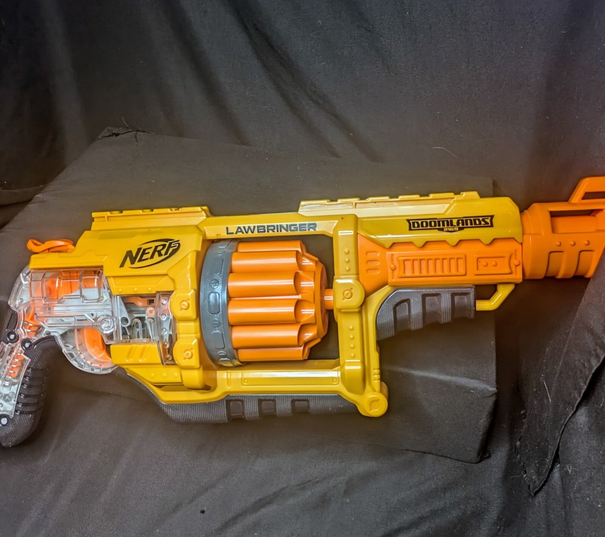 Nerf N-Strike Doomlands 2169 Lawbringer Blaster! Tested | eBay