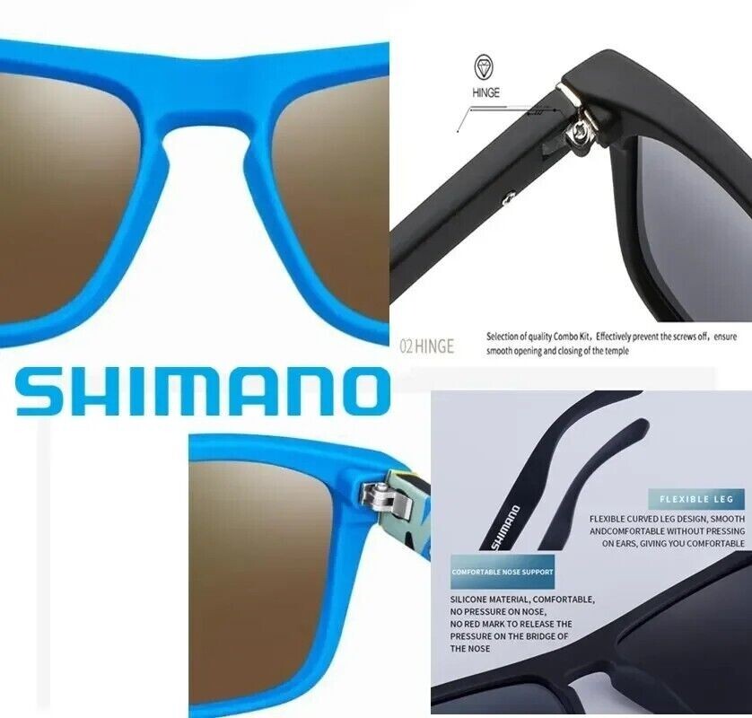 Shimano Polarized Sunglasses UV400 Protection for Men and Women Outdoor