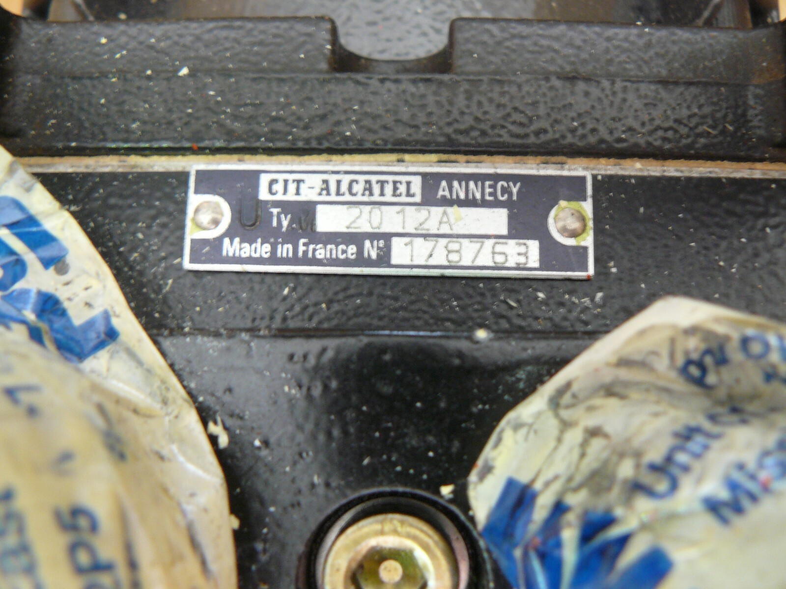 Alcatel 2012A dual stage rotary vane vacuum pump eBay