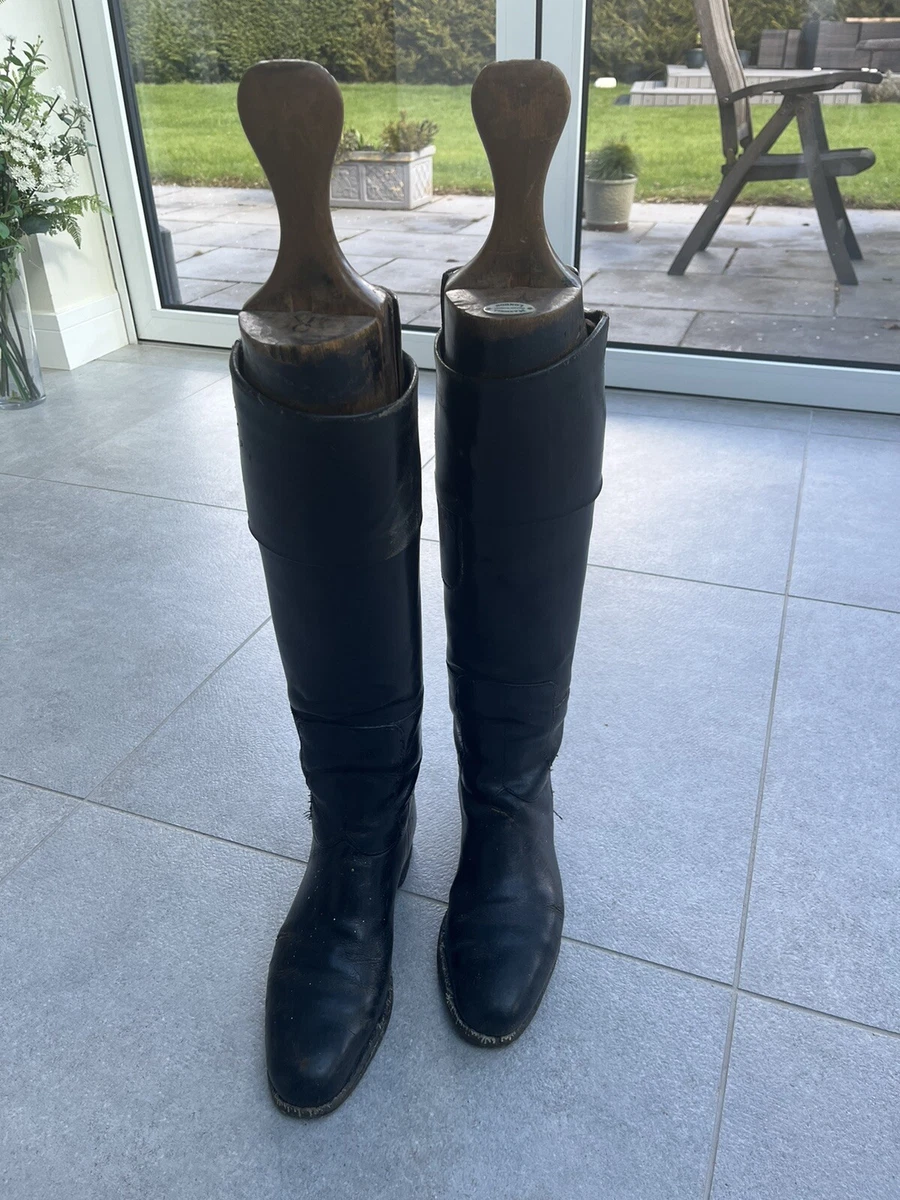 Vintage Maxwell Of London Leather Ladies Riding Boots 6 with