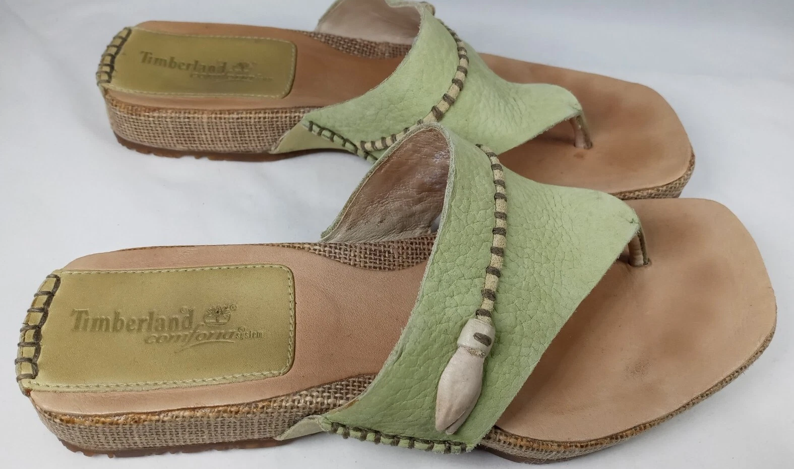 Sandali Timberland donna Comforia System infradito taglia 8M verde chiaro