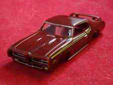 MoDEL MoToRING 69 Maroon GTO Judge T-jet HO Scale Slot Car Body Aurora RRR 