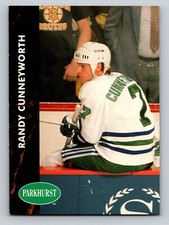 1991 Parkhurst 284 Randy Cunneyworth Hartford Whalers