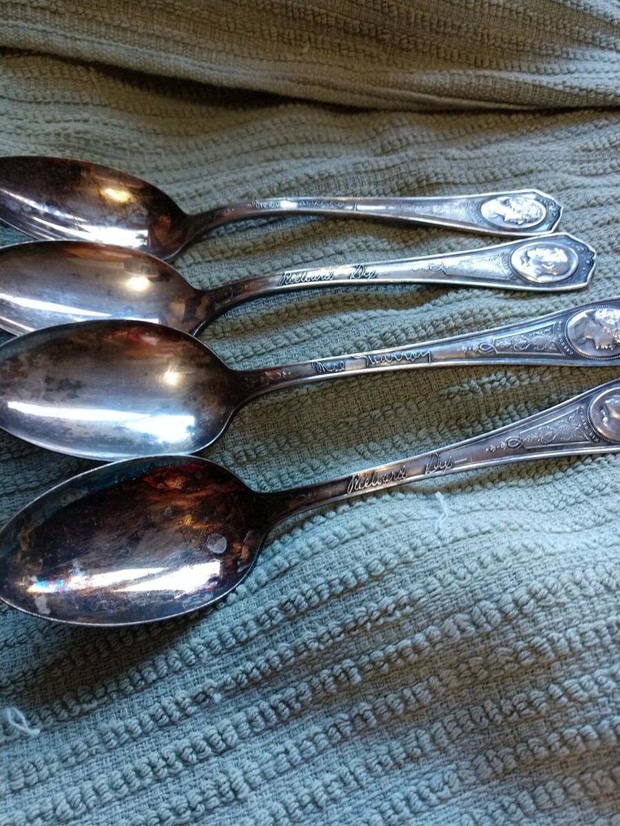 Vintage Richard Dix And Mae Murray Silver Plated Tea Spoons | eBay