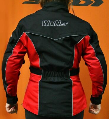 Tuta Moto Donna WinNet In Cordura - Giacca E Pantaloni Con Protezioni CE - Foto 4