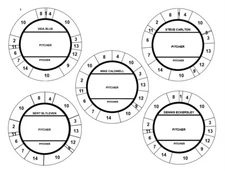 Players For 1980 Cadaco All-Star Baseball Game UNCUT 125 Center Cut Discs