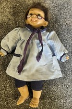 Vintage Jumaco Puppe Hartplastik Vinyl