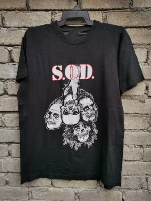 1990's S.O.D Stormtroopers of Death Pushead Black All Size S-5Xl