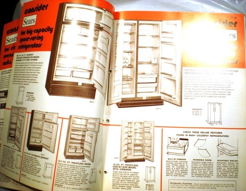 Vtg SEARS Kenmore Appliances Catalog RETRO Kitchen Ranges Oven Refrigerator 1973 - Picture 4 of 5