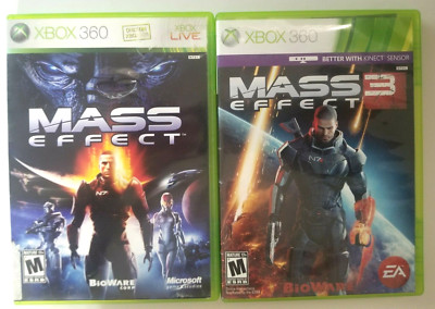 Mass Effect and Mass Effect 3 Bundle  (XBOX 360) w/ Manual
