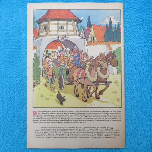 MOSAIK Digedags Nr 149 "Die Rübensteiner Festspiele" Hannes Hegen 1969 DDR Z0 Z1 - Bild 2 von 2