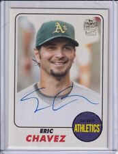 2024 Topps Archives ERIC CHAVEZ 1968 Fan Favorites AUTO Athletics #68FF-EC 