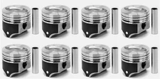 Silvolite Hypereutectic .040" set Dish Top Coated Pistons 1993-97 Ford 460 truck