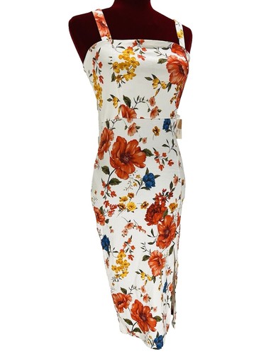 FOREVER 21 New Green Floral skater Dress. Womens Junior Medium | eBay