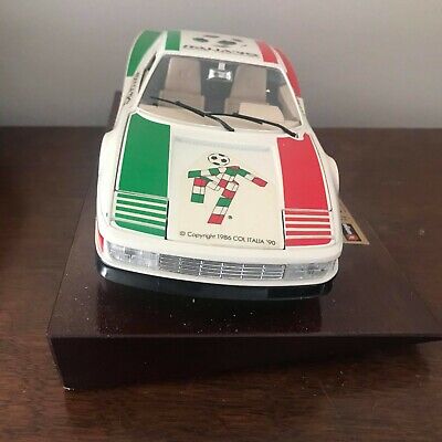 BURAGO 1/18 Ferrari Testarossa 1984 Italia`90 1990 World Cup BURAGO 1/18 Ferrari Testarossa 1984 Italia`90 1990 World Cup
