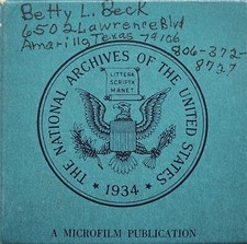 The National Archives of the United States A Microfilm Publication Ingerton 