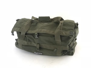 supreme green duffle bag