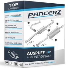 Auspuffanlage für Mazda 323 S V 1.3 1.5 16V Stufenheck