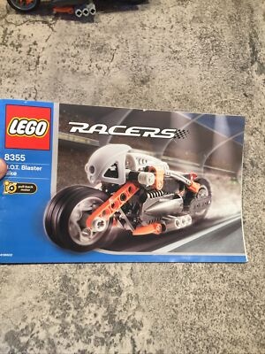 Lego Racers Motorcycle Hot Blaster Bike Instruction Booklet With